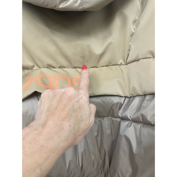 Calvin Klein Jeans modular 2 in 1 Puffer Jacket $325 winter Mens brown New Small - Picture 9 of 12